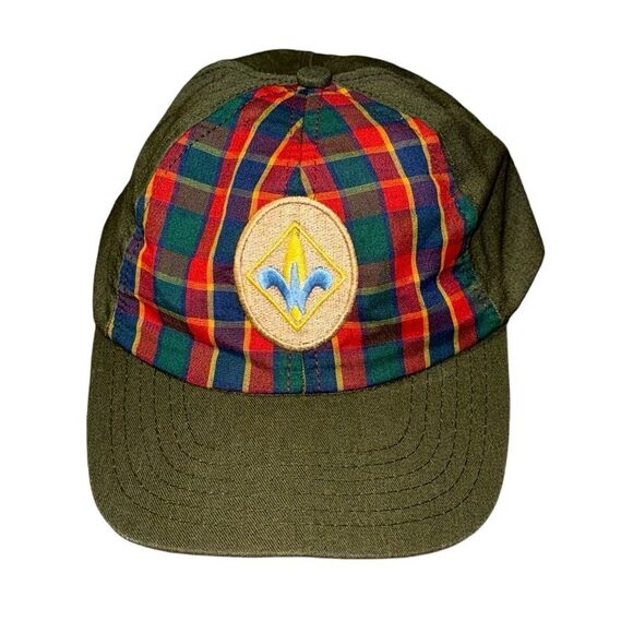 Kid's Boy Scouts Plaid Baseball Hat - Picture 1 of 10